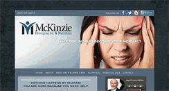 Desktop Screenshot of drmckinzie.com